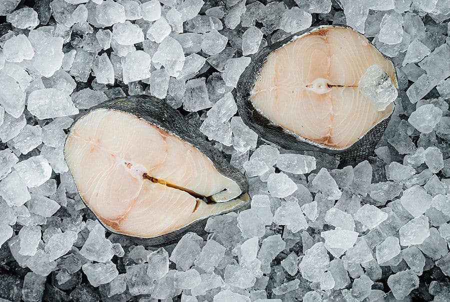 Стейки черной трески (угольная рыба), 500 г.